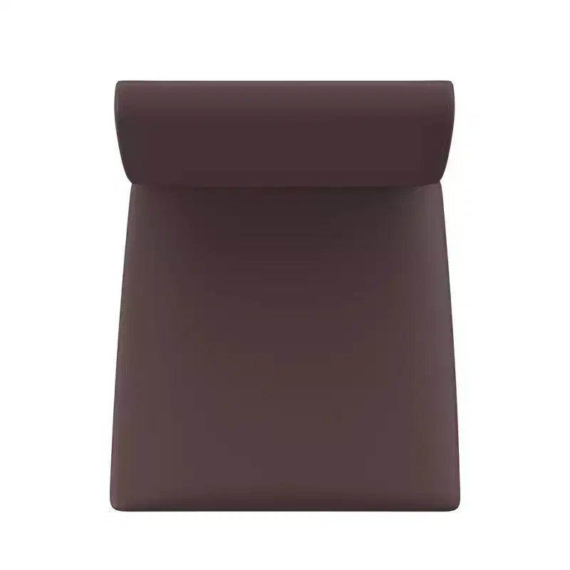 Set of 2 Metal Upholstered Dining Chairs, Black, Armless with Solid Back