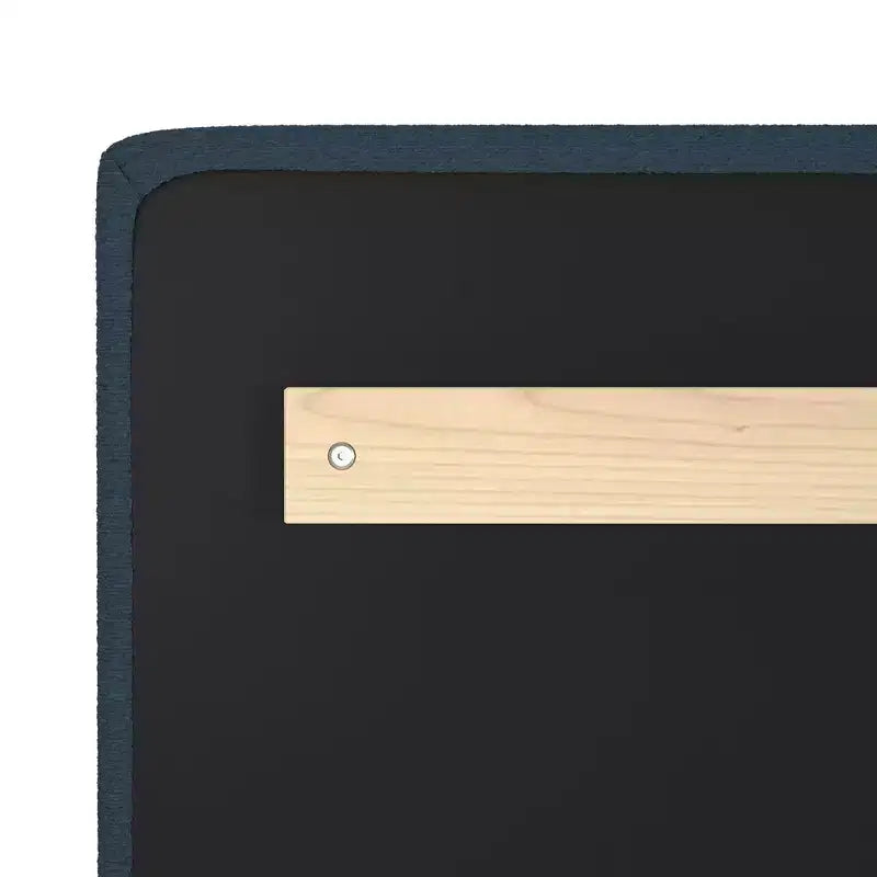 Low Twin over Twin Bunk Bed with 2 Floating Boucle Headboards, Solid Pine