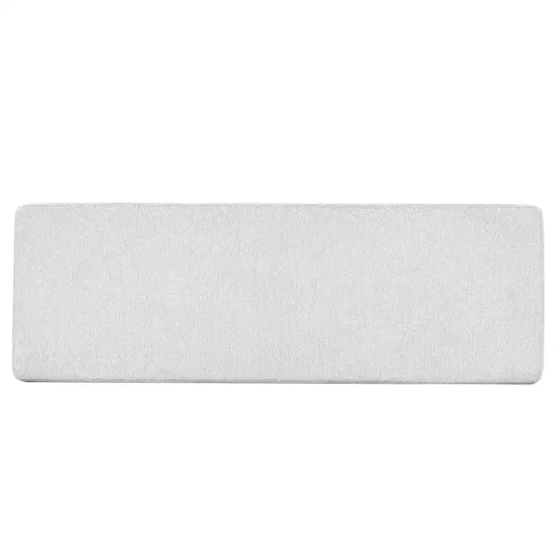 Linen & Metal Bench