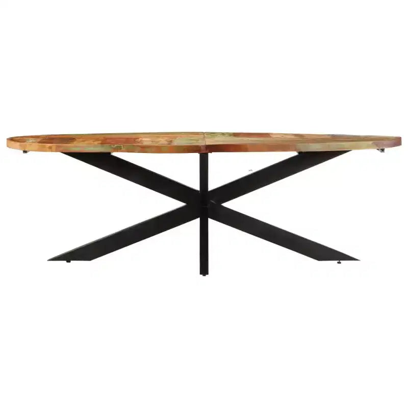 Modern Indoor Dining Table, Contemporary Steel Family Table