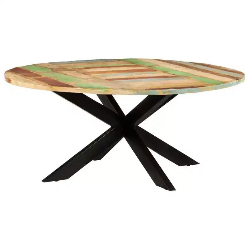 Modern Indoor Dining Table, Contemporary Steel Family Table