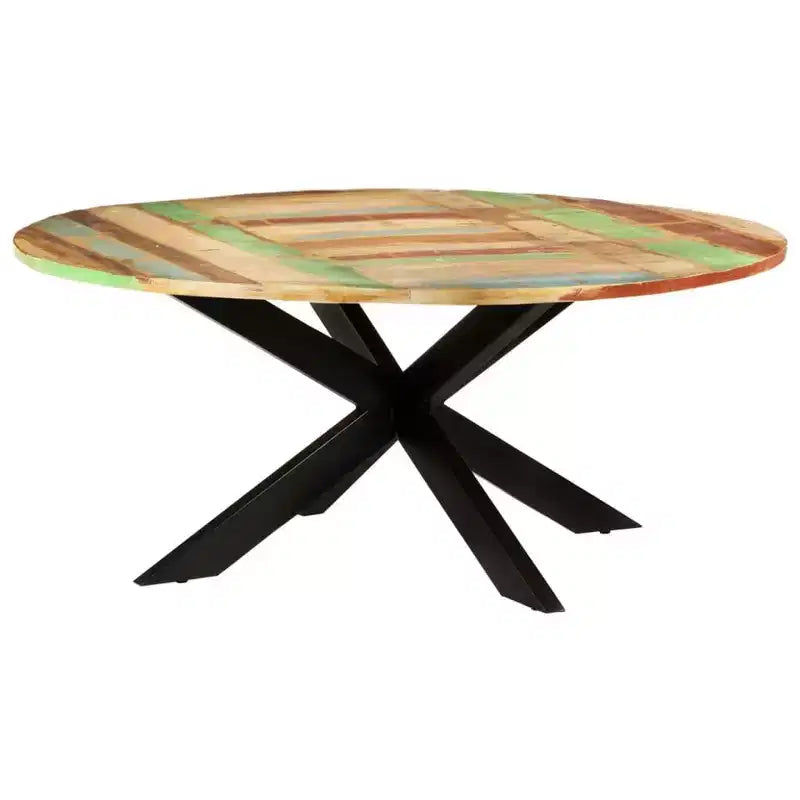 Modern Indoor Dining Table, Contemporary Steel Family Table