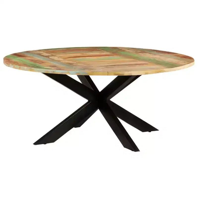 Modern Indoor Dining Table, Contemporary Steel Family Table
