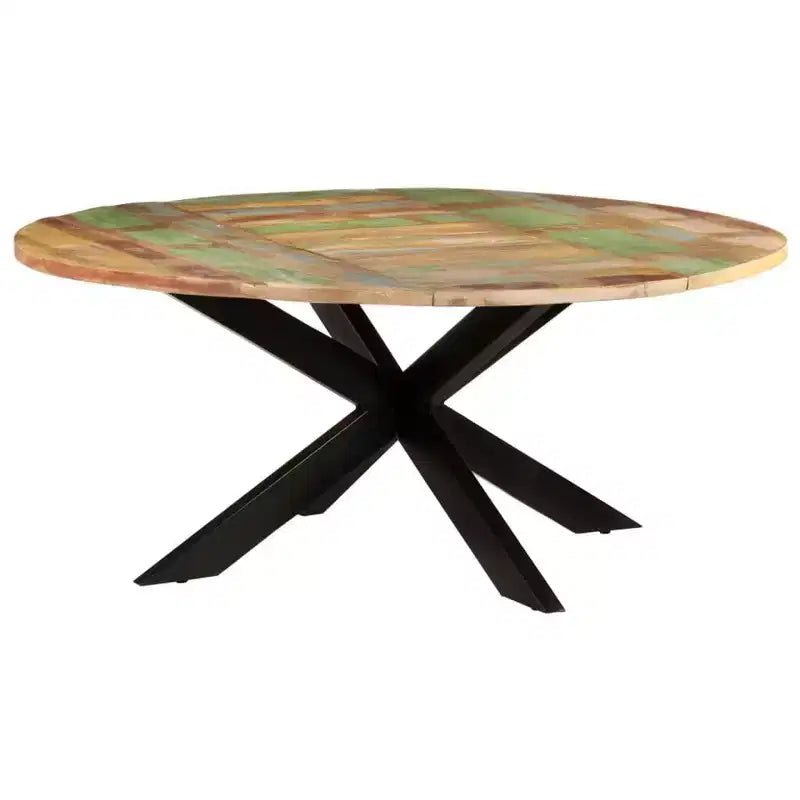 Modern Indoor Dining Table, Contemporary Steel Family Table