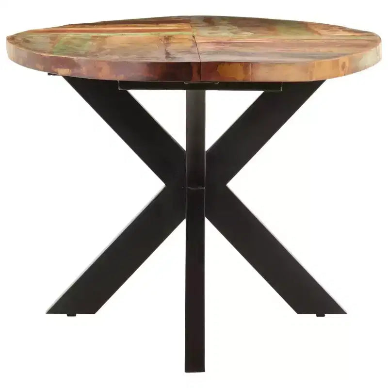 Modern Indoor Dining Table, Contemporary Steel Family Table