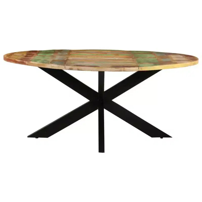 Modern Indoor Dining Table, Contemporary Steel Family Table