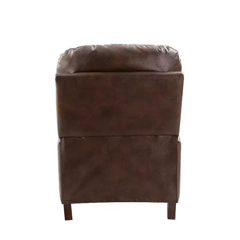 Set of 2 Genuine Leather Manual Recliner Chairs, 159° Recline