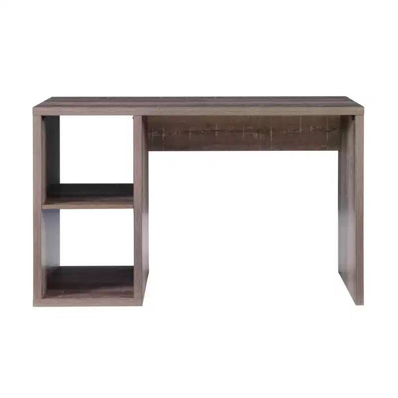 2-Cube Storage Desk, MDF, 48.7"W with Open Shelves