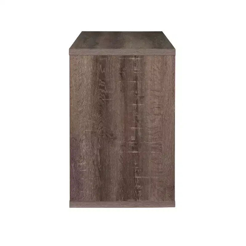 2-Cube Storage Desk, MDF, 48.7"W with Open Shelves