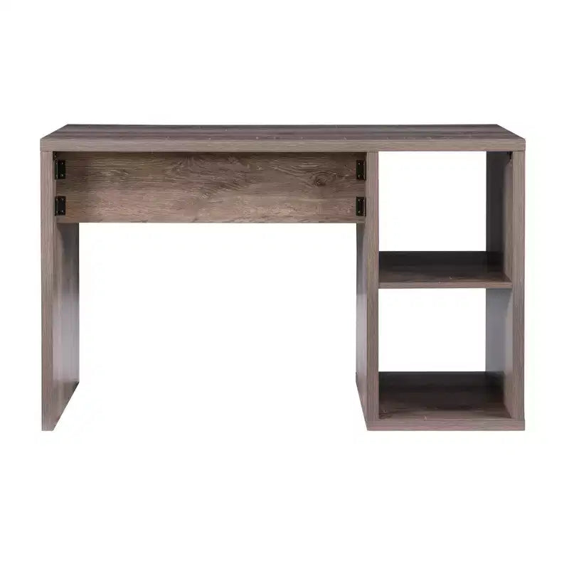 2-Cube Storage Desk, MDF, 48.7"W with Open Shelves