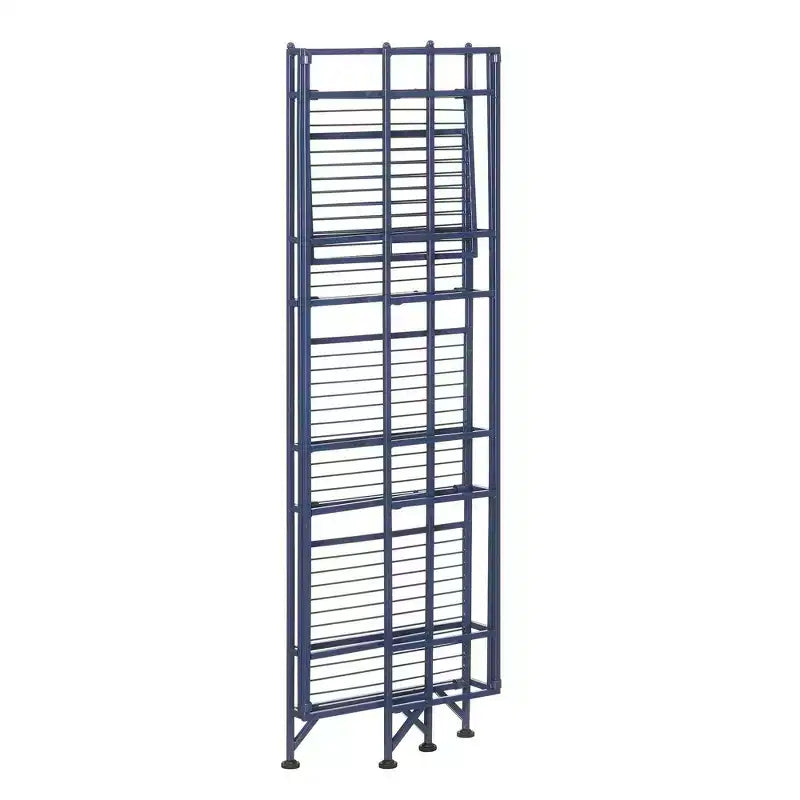 44.75" 4-Tier Folding Metal Storage Shelf