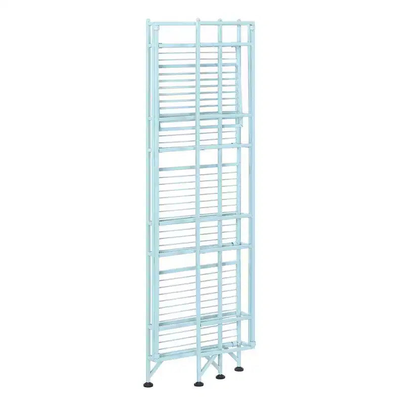 44.75" 4-Tier Folding Metal Storage Shelf