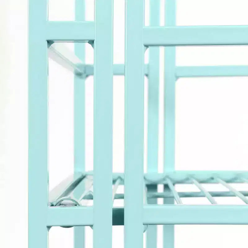 44.75" 4-Tier Folding Metal Storage Shelf