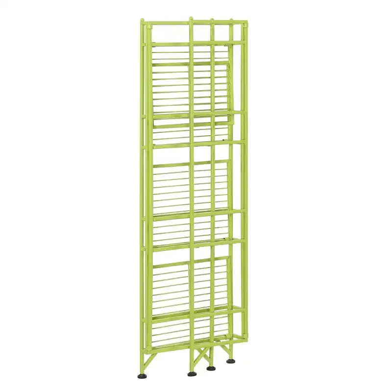 44.75" 4-Tier Folding Metal Storage Shelf