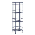 44.75" 4-Tier Folding Metal Storage Shelf